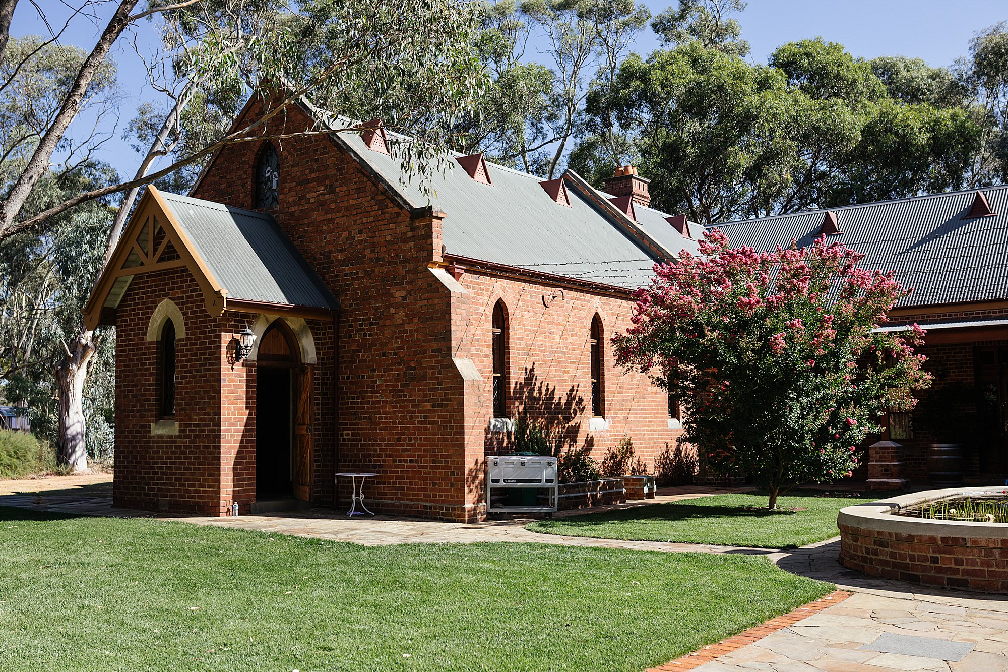 A beautifully preserved 1875 red brick Chapel. 