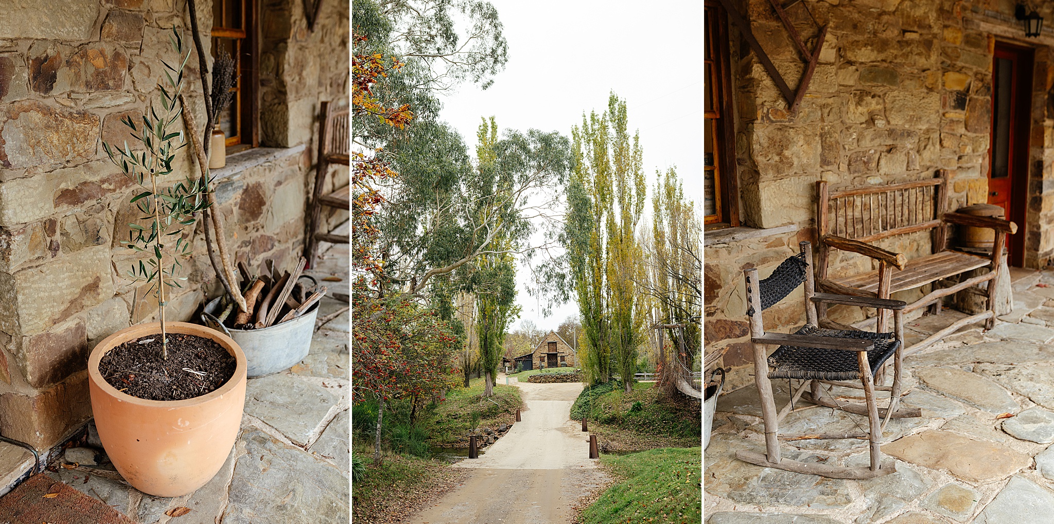 Entrance to Lavandula farm in Daylesford.