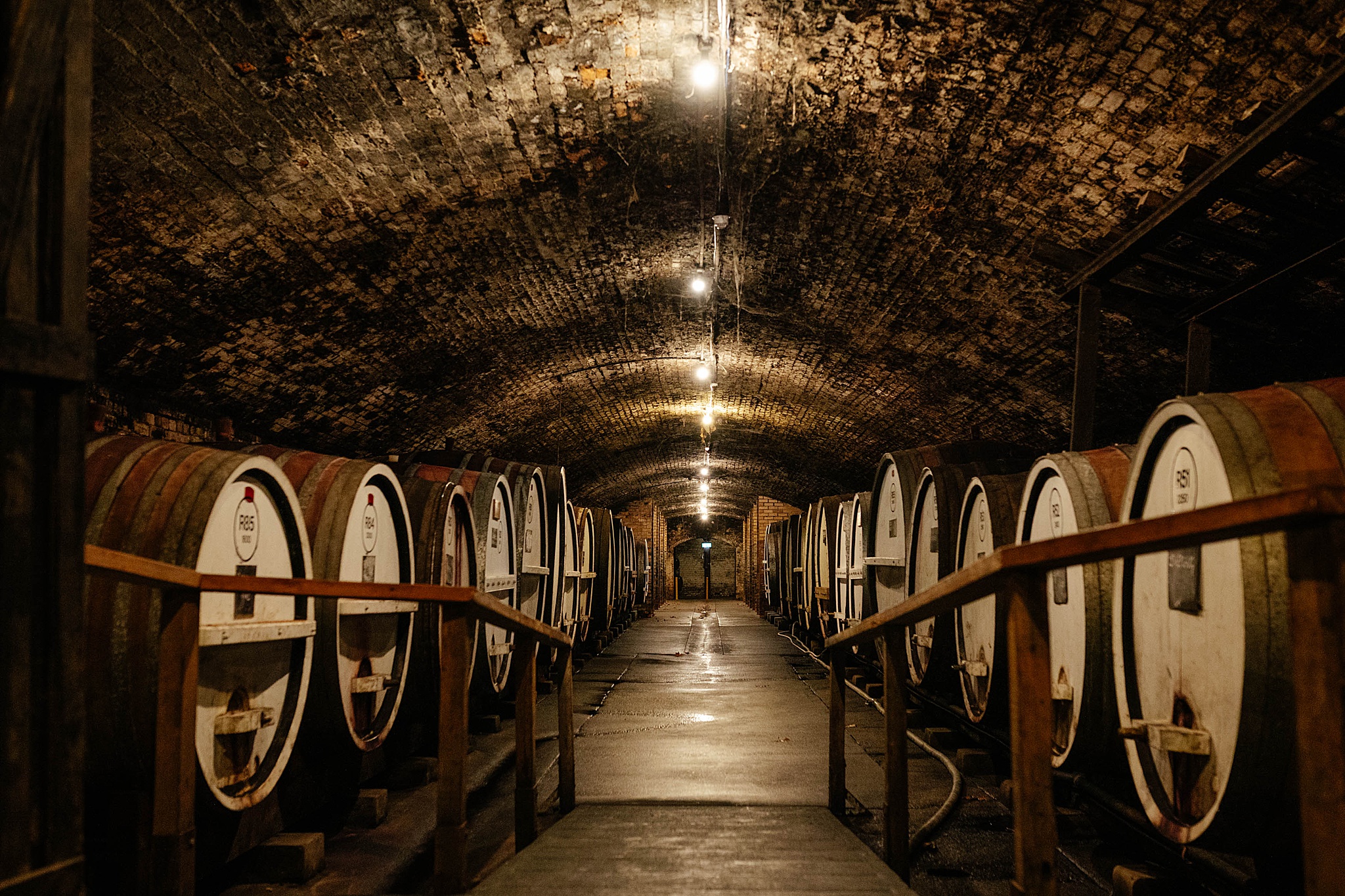 Underground Cellar at Tahbilk winery, Nagambie.