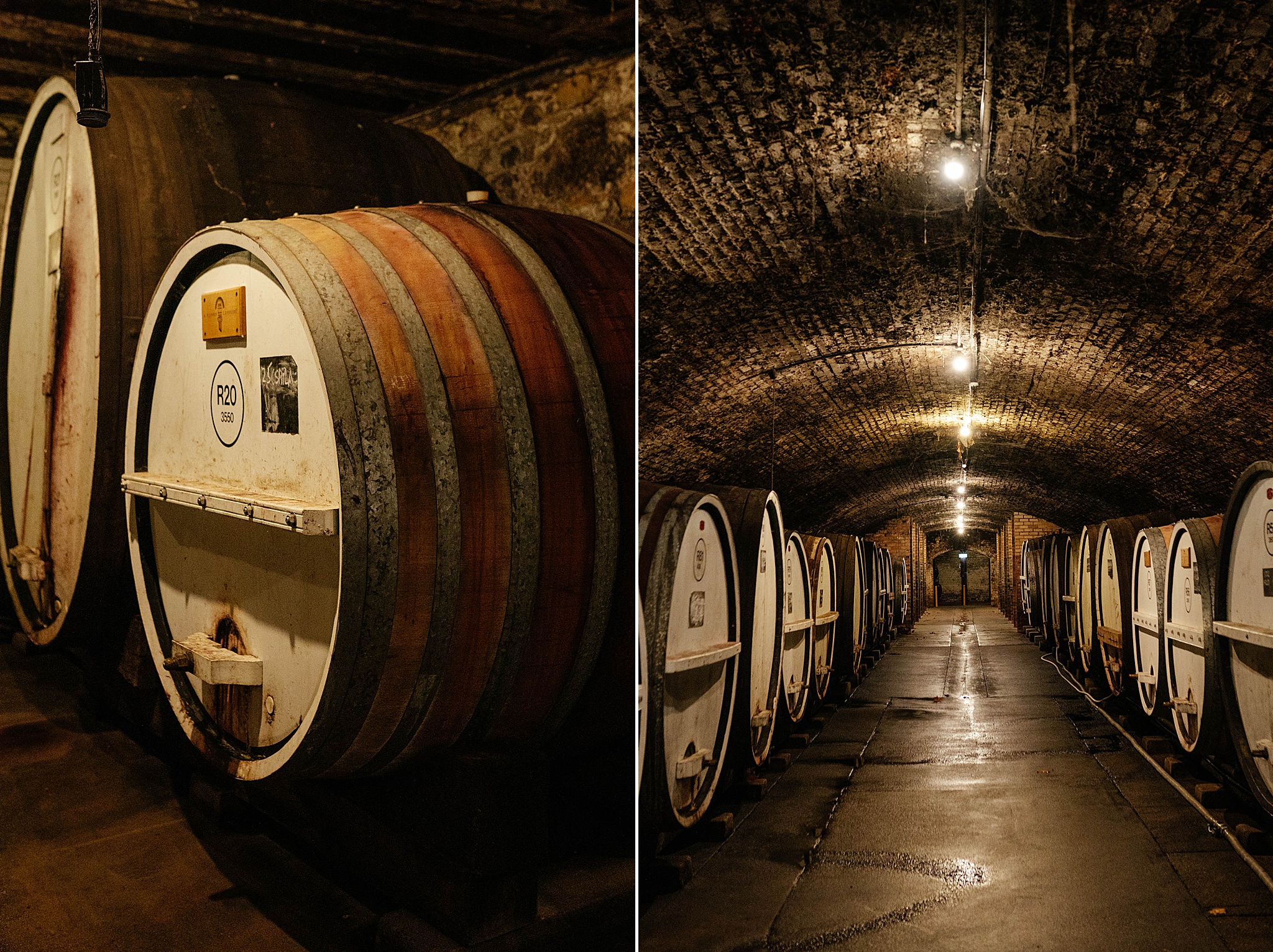 Underground Cellar at Tahbilk winery, Nagambie.
