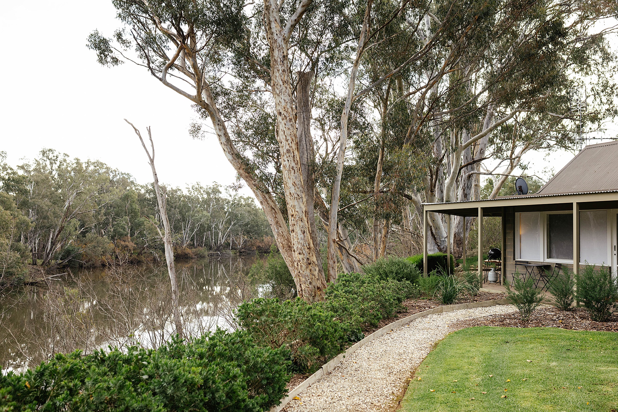 Frontage to the Goulburn River at Tahbilk Winery, Nagambie.